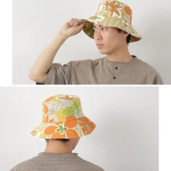HAVE A GRATEFUL DAY Hats^/ Bucket Hat orange