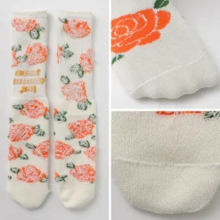 HAVE A GRATEFUL DAY Socks^/ Crew Socks Flower