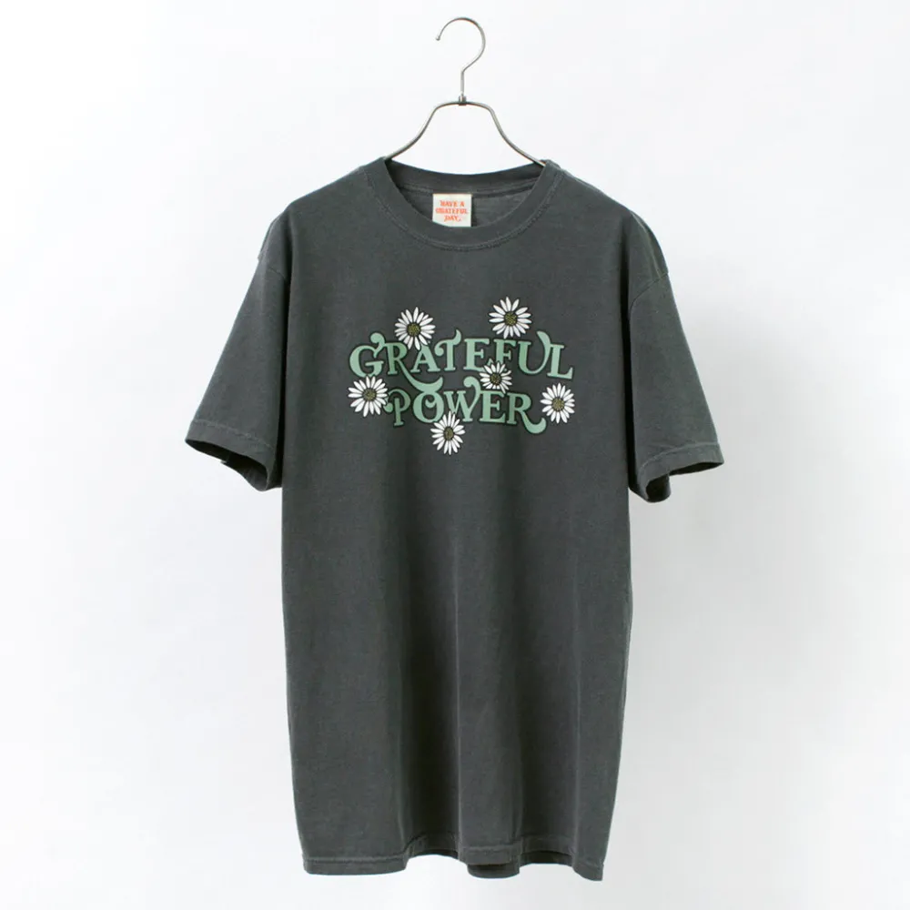 HAVE A GRATEFUL DAY T-Shirts^/ Short Sleeve T-Shirt -POWER#1