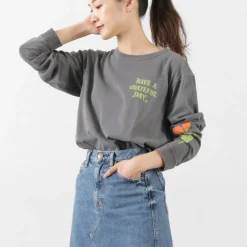 HAVE A GRATEFUL DAY T-Shirts^/ Tulip & Logo Long Sleeve T-shirt