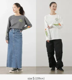 HAVE A GRATEFUL DAY T-Shirts^/ Tulip & Logo Long Sleeve T-shirt