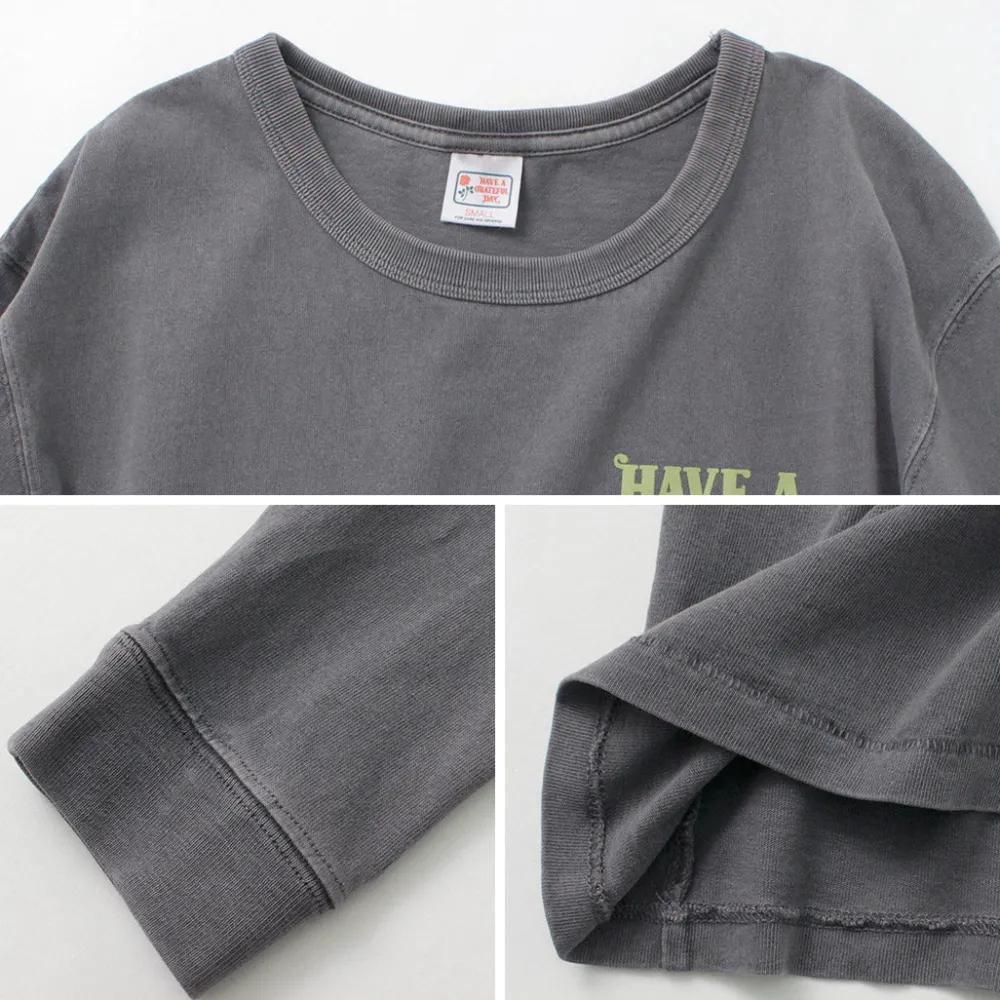 HAVE A GRATEFUL DAY T-Shirts^/ Tulip & Logo Long Sleeve T-shirt