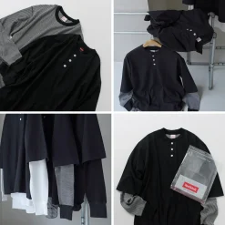 HEALTHKNIT T-Shirts^/ 2 Pack T-Shirt 7/10 Sleeve + Long Sleeve Waffle