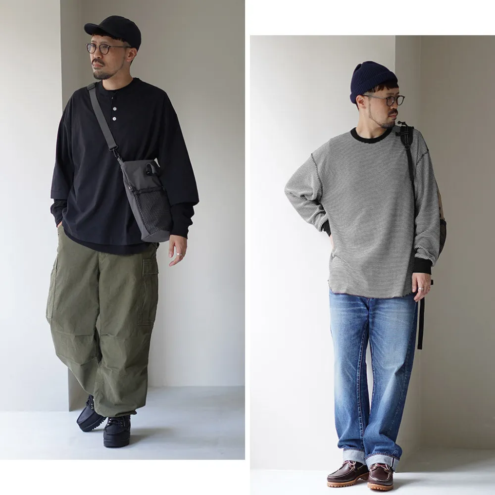 HEALTHKNIT T-Shirts^/ 2 Pack T-Shirt 7/10 Sleeve + Long Sleeve Waffle