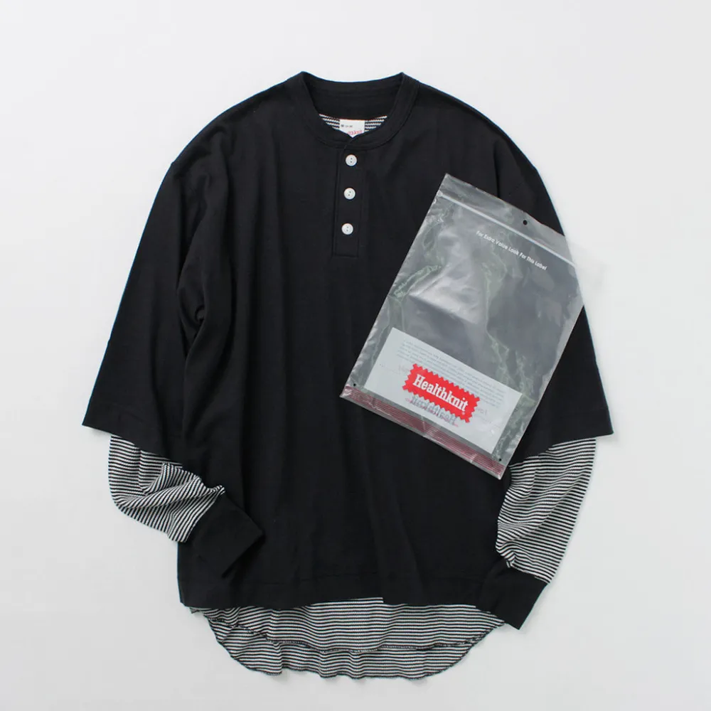 HEALTHKNIT T-Shirts^/ 2 Pack T-Shirt 7/10 Sleeve + Long Sleeve Waffle