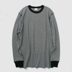 HEALTHKNIT T-Shirts^/ Basic Waffle Crew Neck Long Sleeve