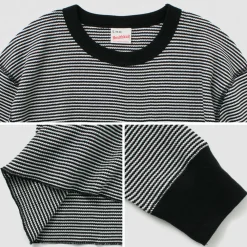HEALTHKNIT T-Shirts^/ Basic Waffle Crew Neck Long Sleeve