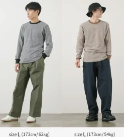 HEALTHKNIT T-Shirts^/ Basic Waffle Crew Neck Long Sleeve