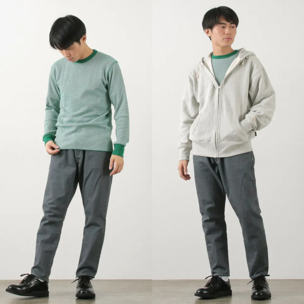 HEALTHKNIT T-Shirts^/ Basic Waffle Crew Neck Long Sleeve