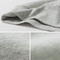 HEALTHKNIT Sweatshirts^/ Classic Sweatshirt Henley Neck Long Sleeve