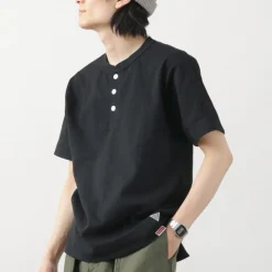 HEALTHKNIT T-Shirts^/ x RAGHenry Neck T-shirt