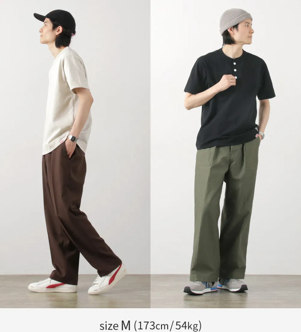 HEALTHKNIT T-Shirts^/ x RAGHenry Neck T-shirt