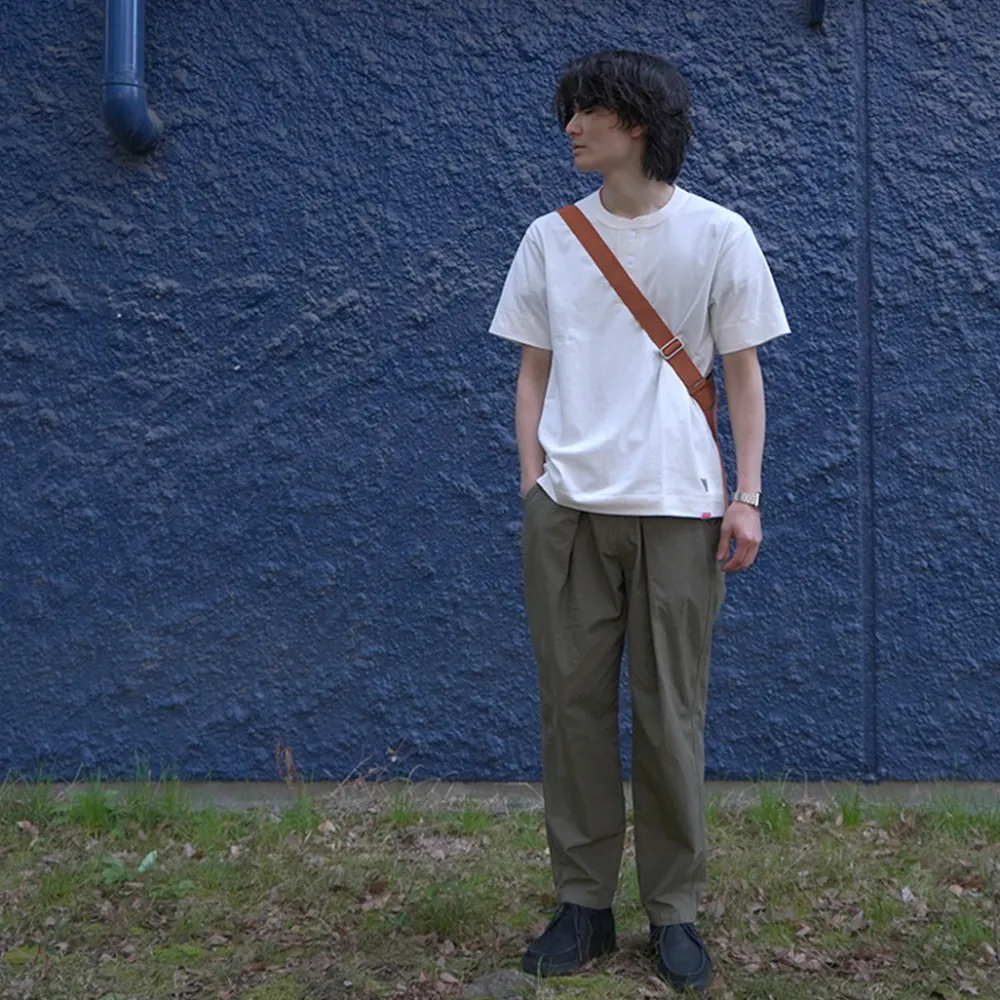 HEALTHKNIT T-Shirts^/ x RAGHenry Neck T-shirt
