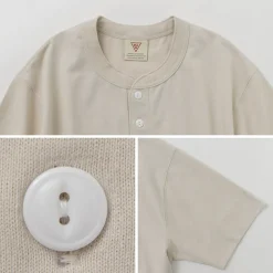 HEALTHKNIT T-Shirts^/ x RAGHenry Neck T-shirt