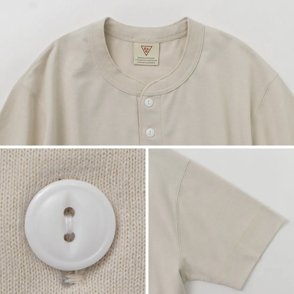HEALTHKNIT T-Shirts^/ x RAGHenry Neck T-shirt