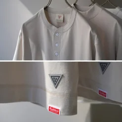 HEALTHKNIT T-Shirts^/ x RAGHenry Neck T-shirt