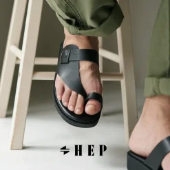 HEP Sandals^/ BNH Ben-hur Sandal black
