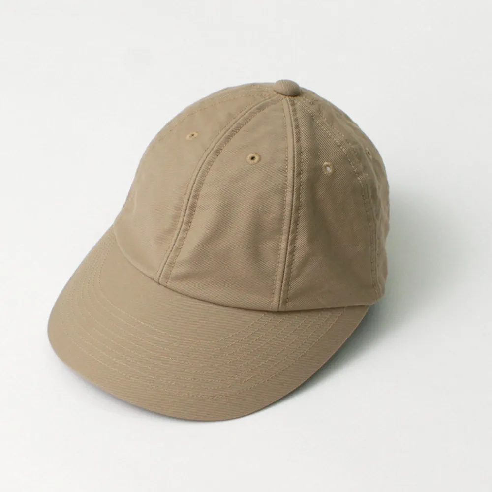 HICOSAKA Hats^/ Chino Big Visor 8 Panel Cap