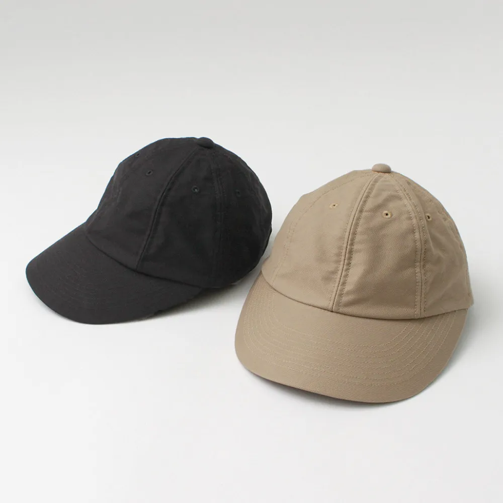 HICOSAKA Hats^/ Chino Big Visor 8 Panel Cap