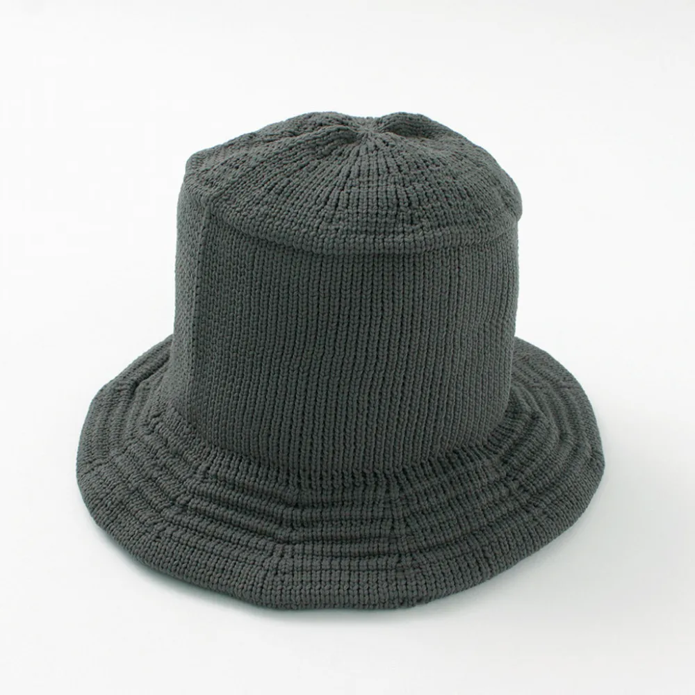HICOSAKA Hats^/ Knit Bucket Hat