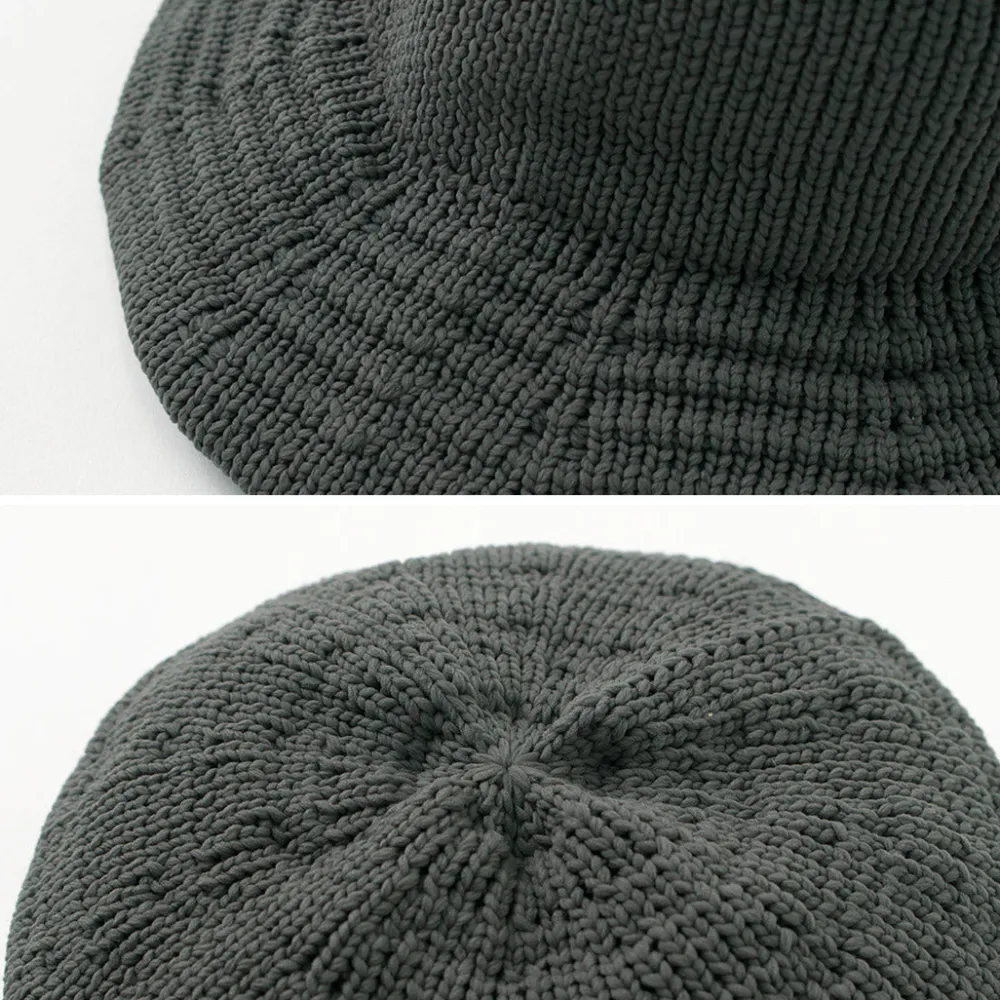 HICOSAKA Hats^/ Knit Bucket Hat