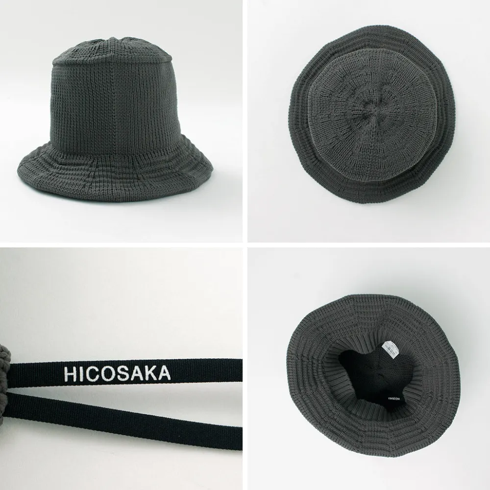 HICOSAKA Hats^/ Knit Bucket Hat