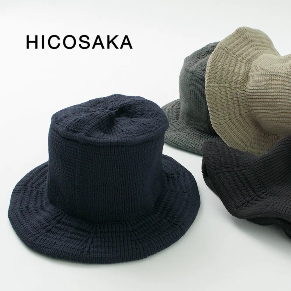 HICOSAKA Hats^/ Knit Bucket Hat
