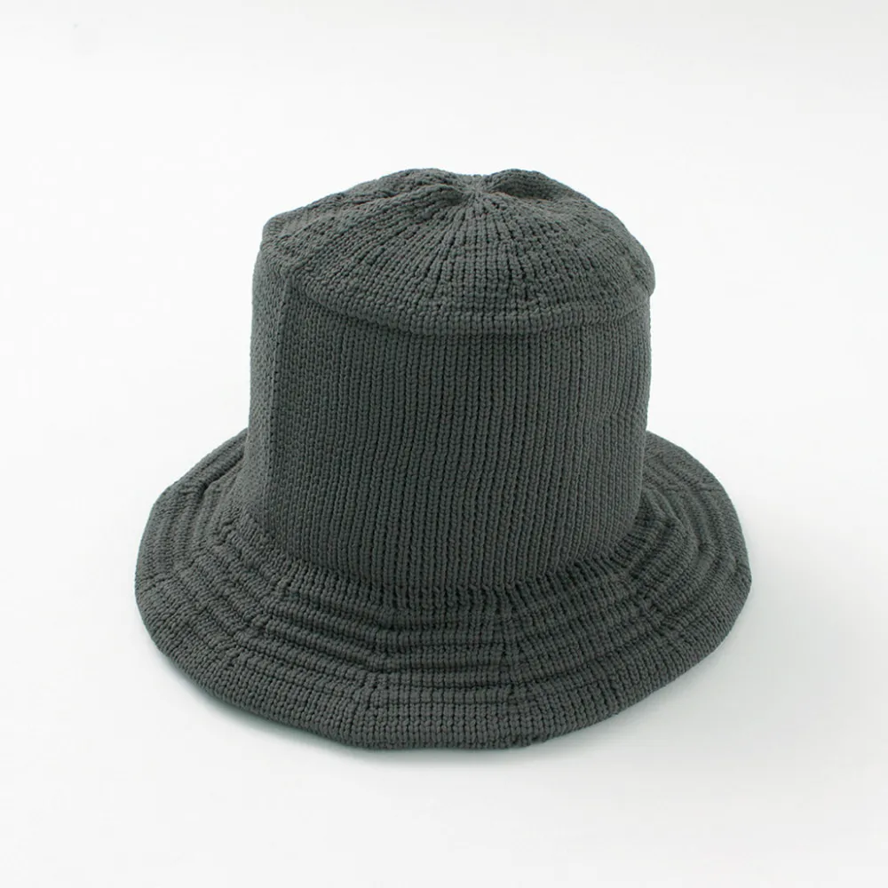 HICOSAKA Hats^/ Knit Bucket Hat