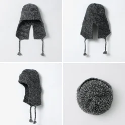 HICOSAKA Hats^/ Knit Flight Cap