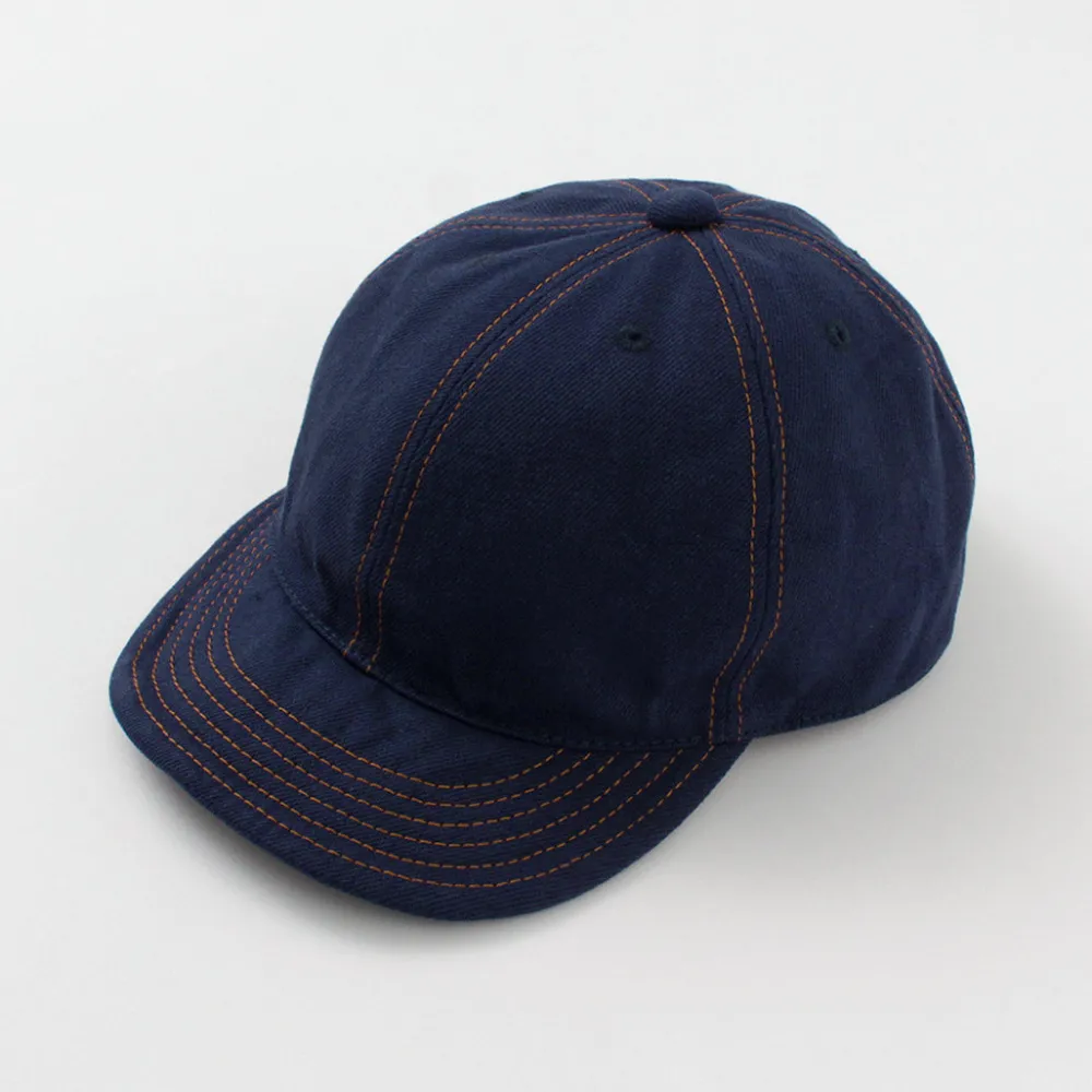 HIGHER Hats^/ Blue Selvage Denim Cinchback Cap