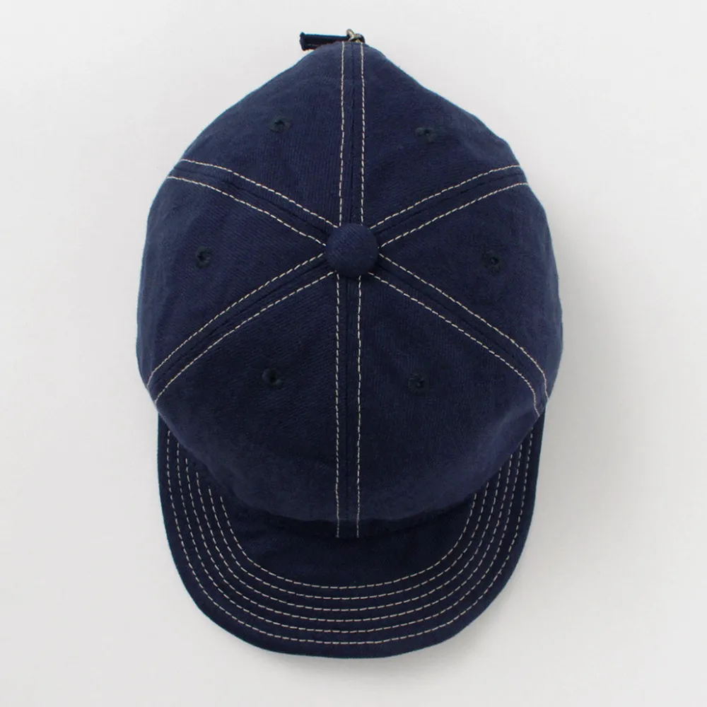 HIGHER Hats^/ Blue Selvage Denim Cinchback Cap