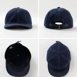 HIGHER Hats^/ Blue Selvage Denim Cinchback Cap