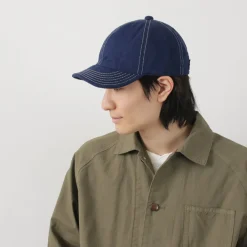 HIGHER Hats^/ Blue Selvage Denim Cinchback Cap