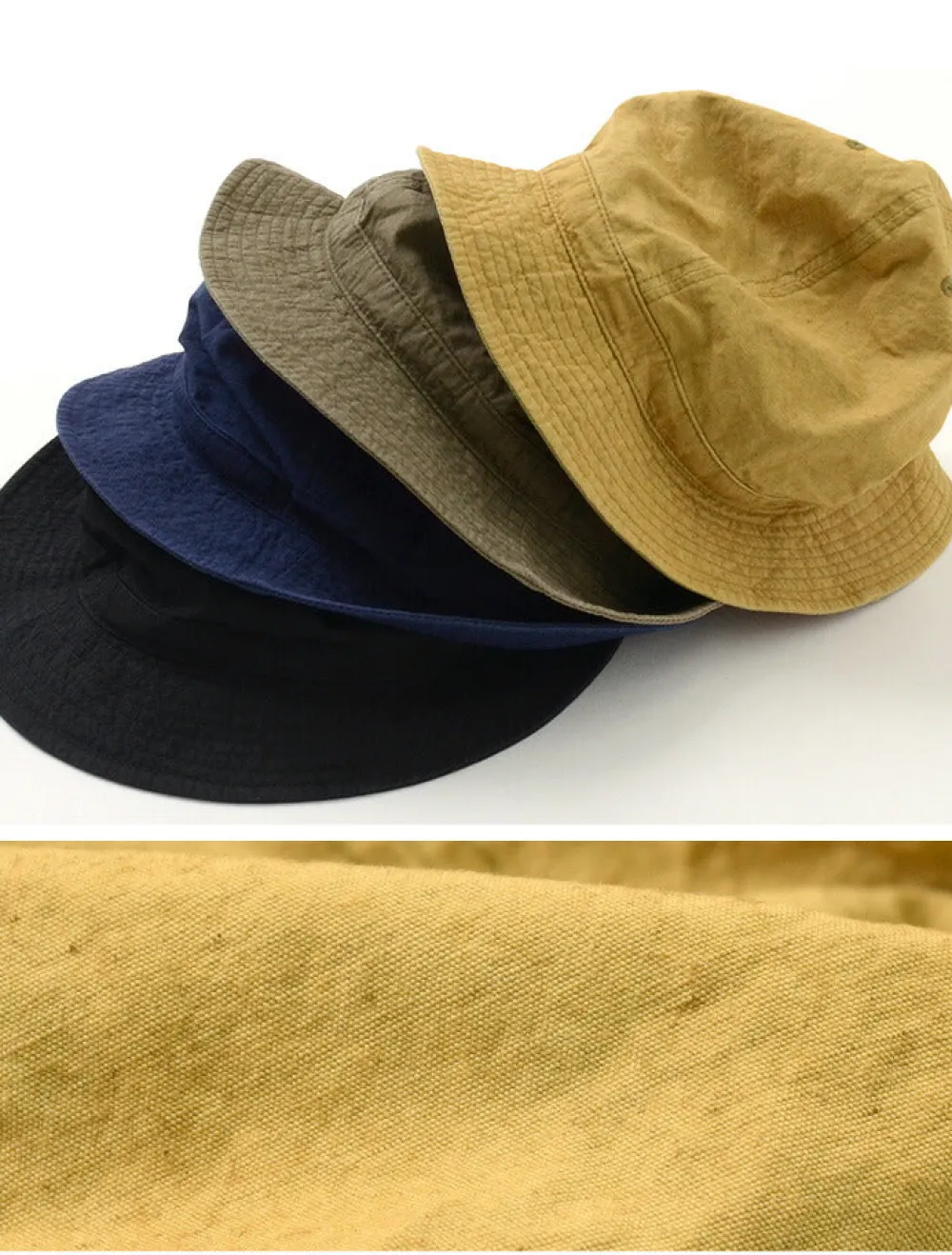 HIGHER Hats^/ Cotton Linen Weathered Mountain Hat