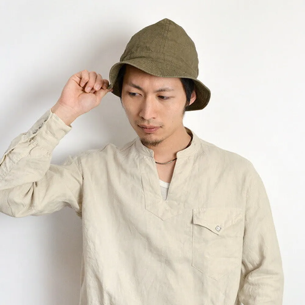 HIGHER Hats^/ Cotton Linen Weathered Mountain Hat
