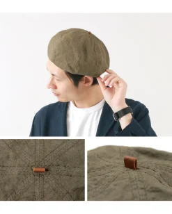 HIGHER Hats^/ Cotton Linen Weather Beret