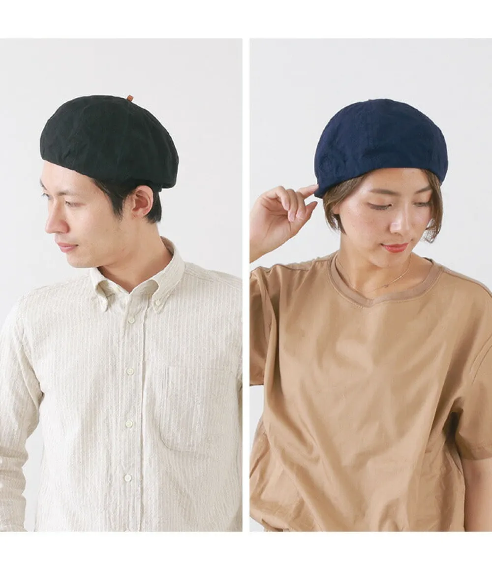 HIGHER Hats^/ Cotton Linen Weather Beret