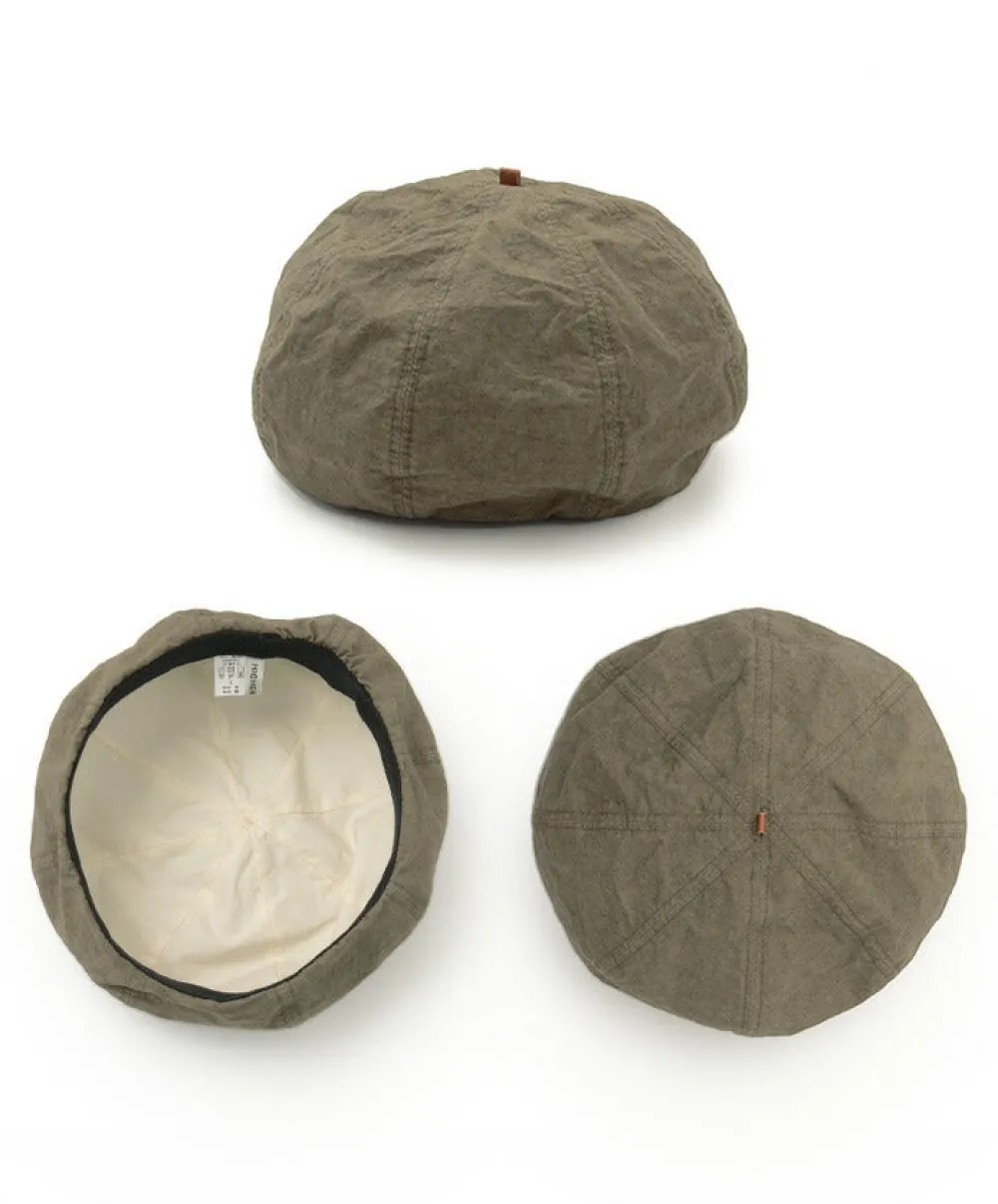 HIGHER Hats^/ Cotton Linen Weather Beret