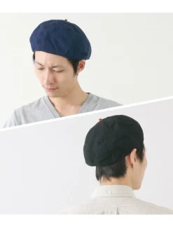 HIGHER Hats^/ Cotton Linen Weather Beret