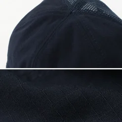 HIGHER Hats^/ Cotton Nylon Ripstop 7 Panel Mesh Cap