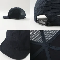 HIGHER Hats^/ Cotton Nylon Ripstop 7 Panel Mesh Cap