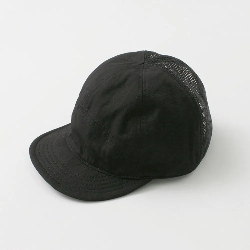 HIGHER Hats^/ Cotton Nylon Ripstop 7 Panel Mesh Cap