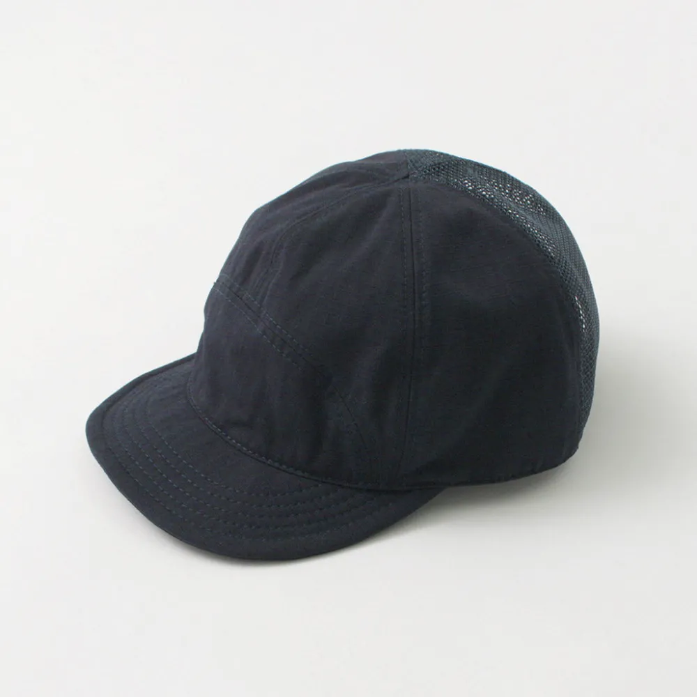 HIGHER Hats^/ Cotton Nylon Ripstop 7 Panel Mesh Cap