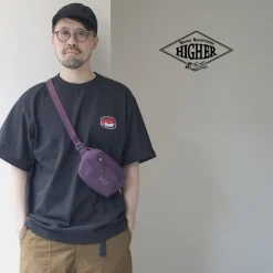 HIGHER Hats^/ Cotton Nylon Ripstop 7 Panel Mesh Cap