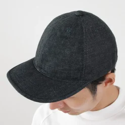 HIGHER Hats^/ multi-panel cap denim