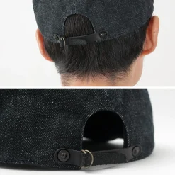 HIGHER Hats^/ multi-panel cap denim