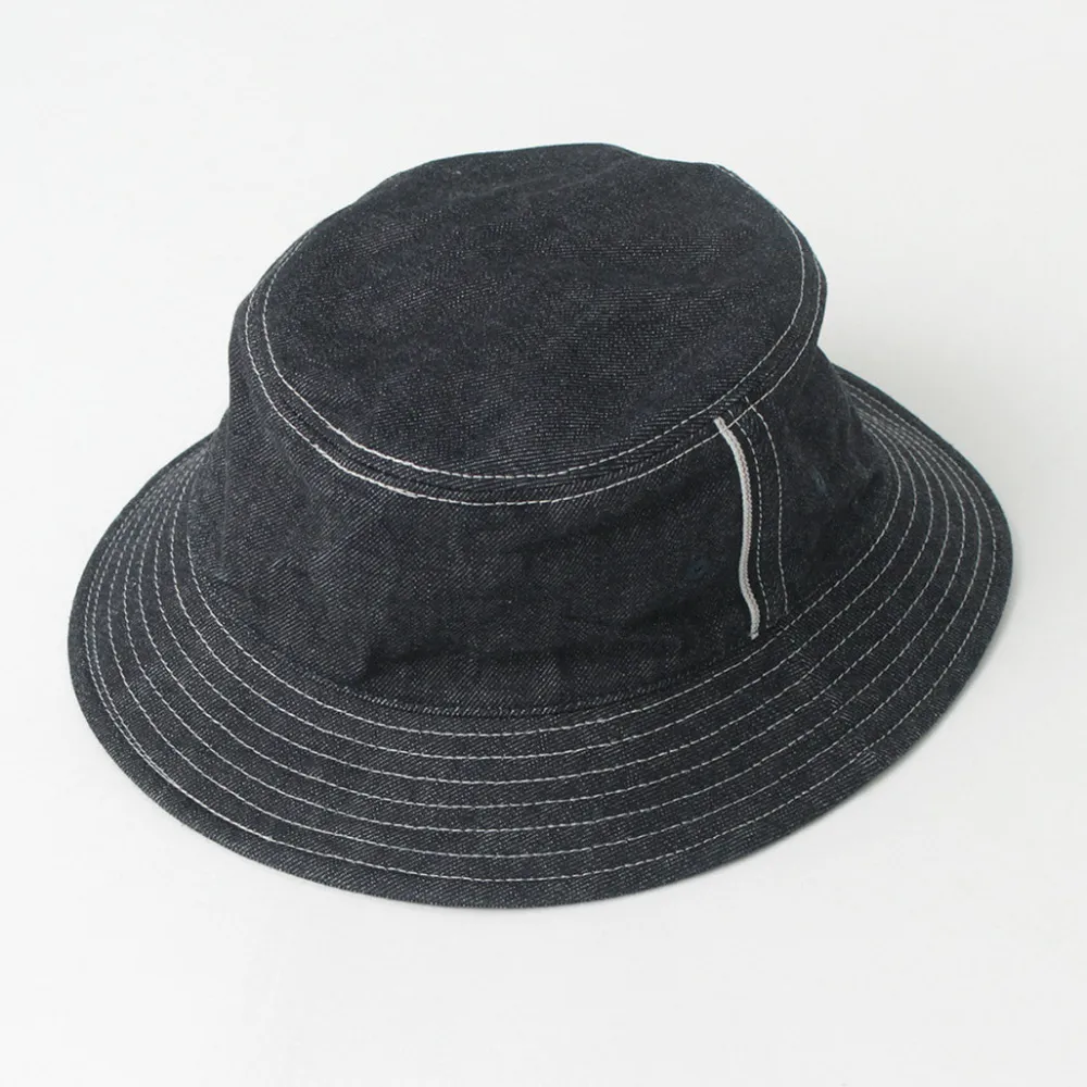 HIGHER Hats^/ F191 Selvedge Bucket Hat denim