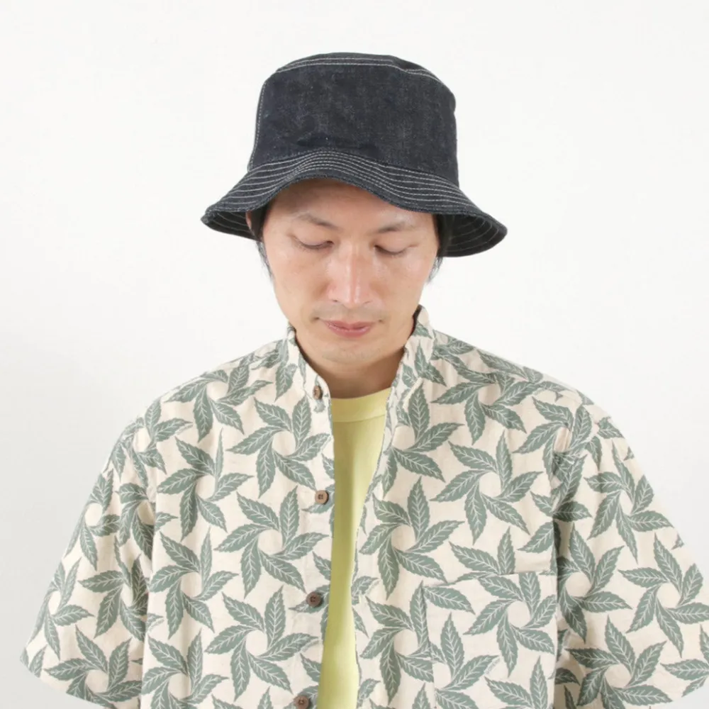 HIGHER Hats^/ F191 Selvedge Bucket Hat denim