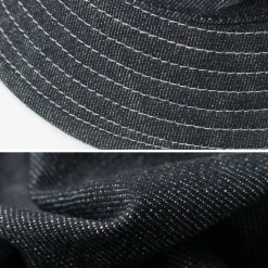 HIGHER Hats^/ F191 Selvedge Bucket Hat denim