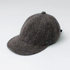 HIGHER Hats^/ Harris Tweed Herringbone Cap HT24035